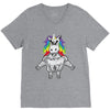 Gym Unicorn V-Neck Tee