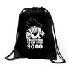 dragon ball goku over 9000! songoku Drawstring Bags