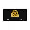 black queen License Plate