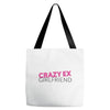 crazy ex girl friend Tote Bags