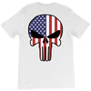skull u.s.a. back T-Shirt