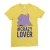 #crazylover clearance Ladies Fitted T-Shirt