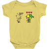 heart seeker Baby Onesie