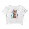 crazy totem Crop Top