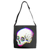 skull glitch Adjustable Strap Totes