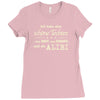 ich hab eine sch&ouml;ne tochter Ladies Fitted T-Shirt