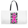 her fight is my fight Weekender Totes