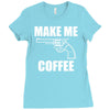 make me coffee Ladies Fitted T-Shirt