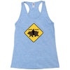 bear shark Racerback Tank