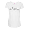 chess heartbeat Maternity Scoop Neck T-shirt