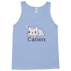 funny cat science t shirt Tank Top