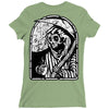 death before decaf Ladies Fitted T-Shirt