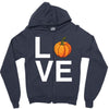 love pumpkin Zipper Hoodie