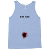 i'm fine gunshot Tank Top