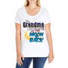 grandma moon&amp;back Ladies Curvy T-Shirt