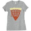 feed me pizza tell me i'm pretty Ladies Fitted T-Shirt