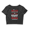 There's This Boy Who Stole My Heart He Calls Me Nana Crop Top