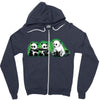 just a little paint Zipper Hoodie