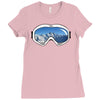 ski goggles copy Ladies Fitted T-Shirt