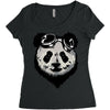 sunglasses panda Women's Triblend Scoop T-shirt
