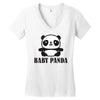 Baby Panda Women's V-Neck T-Shirt