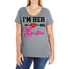 i'm her bestie Ladies Curvy T-Shirt