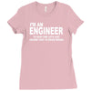 never wrong Ladies Fitted T-Shirt