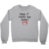 happy 1st father day Crewneck Sweatshirt