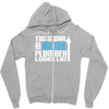 this is what an awesome plumber looks like Zipper Hoodie