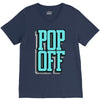 pop off pop up V-Neck Tee