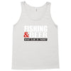 fishing and beer Tank Top