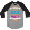 Super Cool Dad Of A Freaking Awesome Daughter 3/4 Sleeve Shirt