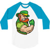 happy saint patrick day 3/4 Sleeve Shirt