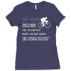 100 miles Ladies Fitted T-Shirt