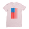 american flag Ladies Fitted T-Shirt