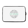 go vegan 3 Laptop sleeve