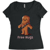 hug a wookiee Women's Triblend Scoop T-shirt