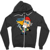 mayor lazer Zipper Hoodie