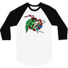 raphael meets mario 3/4 Sleeve Shirt