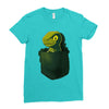 pocket raptor Ladies Fitted T-Shirt
