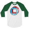square in circle 3/4 Sleeve Shirt