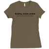 scotch funny t shirt anchorman beer college Ladies Fitted T-Shirt
