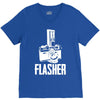 flasher camera V-Neck Tee