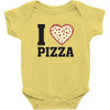 i Love Pizza Baby Bodysuit