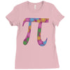 spring pi tshirts  flowery colorful pi day gifts Ladies Fitted T-Shirt