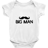 big man little man Baby Onesie
