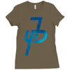 jake paul blue Ladies Fitted T-Shirt