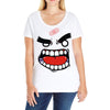 anger tee (flat version) Ladies Curvy T-Shirt