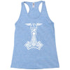 thorshammer mj&ouml;lnir odin wikinger germanen Racerback Tank