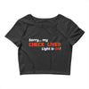 check liver light is on Crop Top